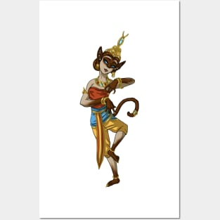 Siamese Cat Thai Dancer Girl MONSTER GIRLS Series I Posters and Art